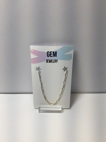 GEM JEWELRY- Classic Sterling Silver Figaro Chain