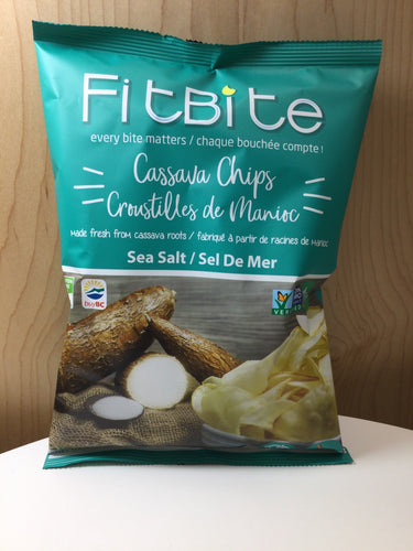 FitBite Sea Salt Cassava Chips