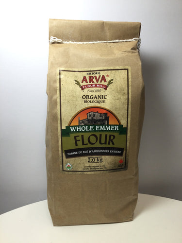 Historic ARVA Flour Mill Organic WHOLE EMMER Flour