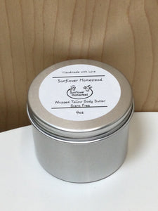 Sunflower Homestead Whipped Tallow Body Butter (scent free)