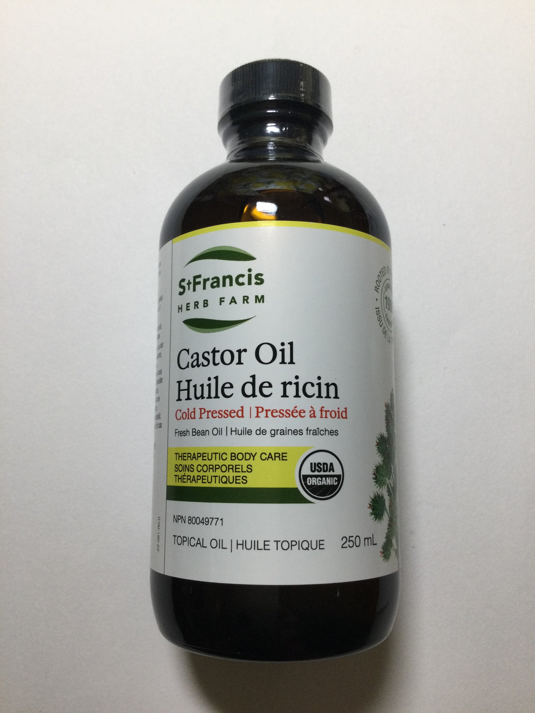 St. Francis Herb Farm Organic Castor Oil