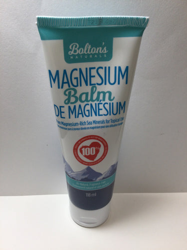 Bolton’s Naturals Magnesium Chloride Balm or Lotion