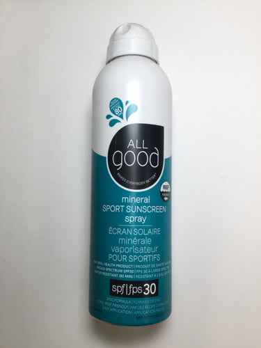 All Good Mineral Sport Sunscreen Spray SPF 30