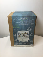 Load image into Gallery viewer, Aroma Ocean Projectior Night Light (made from recycled &amp; bamboo) Mist Diffuser