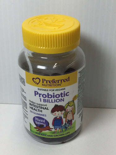 Preferred Nutrition Probiotic 1 Billion Gummies