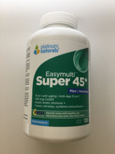 Load image into Gallery viewer, Platinum Naturals Easymulti Super 45+ for Men 120’s