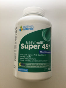 Platinum Naturals Easymulti Super 45+ for Men 120’s