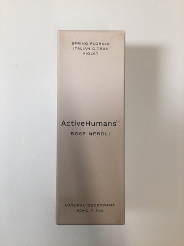 ActiveHumans Rose Neroli Natural Deodorant