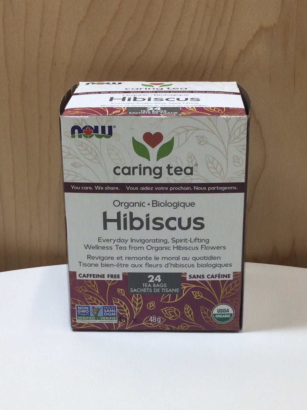 Now Caring Tea Organic Hibiscus