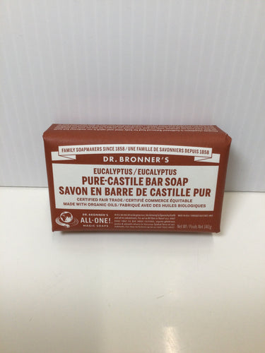 Dr. Bronner’s Pure Castile Bar Soap Eucalyptus