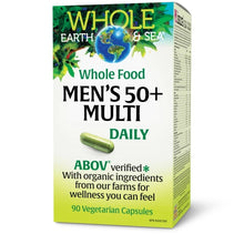 Load image into Gallery viewer, Whole Earth and Sea Men’s 50+ Multivitamin and Mineral 60’s