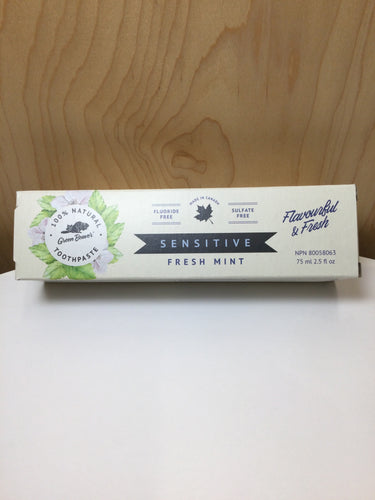 The Green Beaver Co. Naturapeutic Sensitive Teeth Fresh Mint Toothpaste