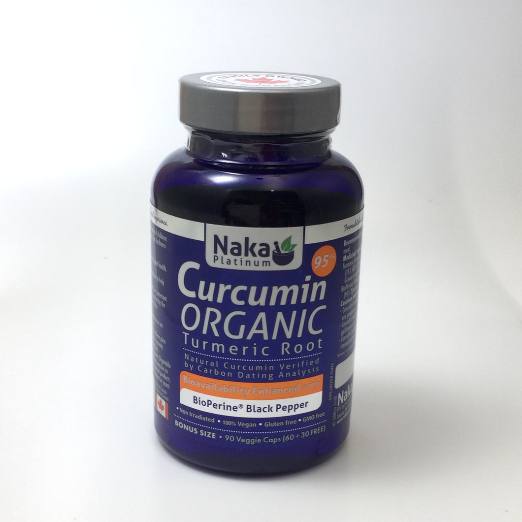Naka Platinum Organic Curcumin Turmeric Root