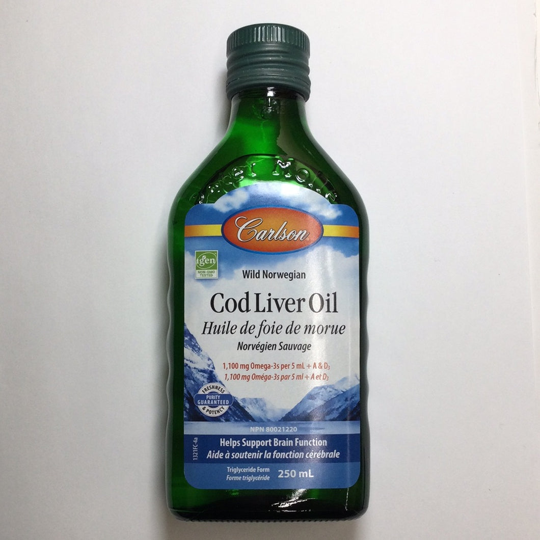 Carlson Norwegian Cod Liver Oil Liquid Unflavoured