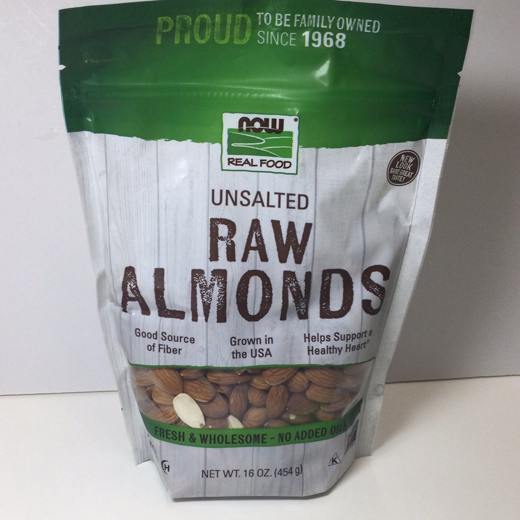 Now Real Foods Unsalted Raw Almonds