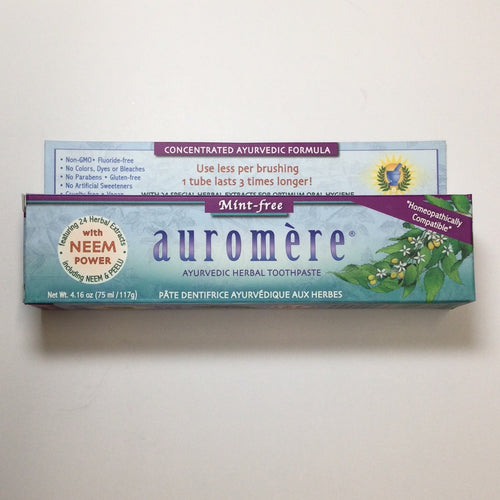 Auromere Herbal Toothpaste Mint-Free with Neem