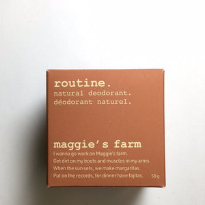 Routine Maggie’s Farm Natural Deodorant