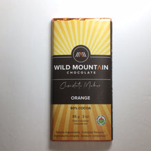 Load image into Gallery viewer, Wild Mountain Chocolate Orange Dark Chocolate Bar