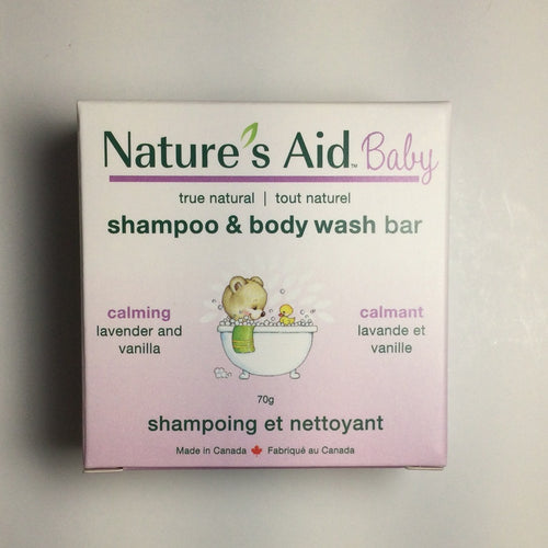 Nature’s Aid BABY Shampoo & Body Wash Soap Bar