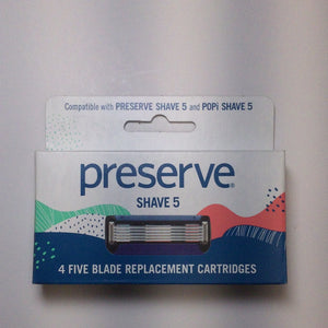 Preserve Shave 5 Blade Replacements