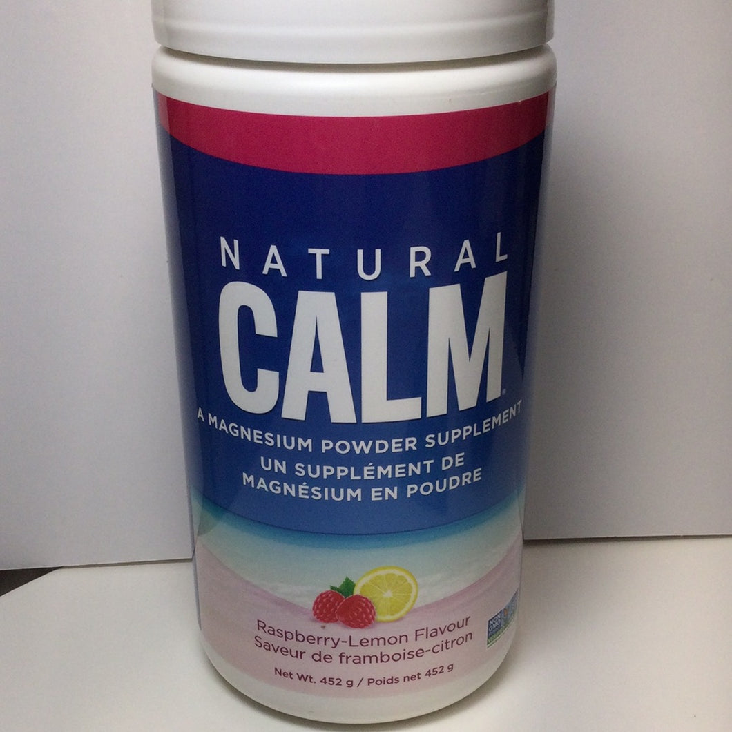 Natural Calm Raspberry Lemon Magnesium Powder 452g
