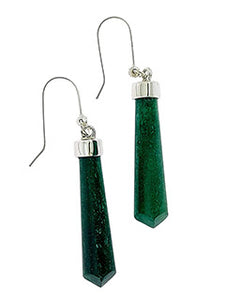 Green Aventurine Dangling Earrings