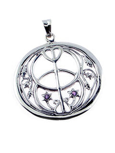 Well at Glastonbury Sterling Silver Pendant