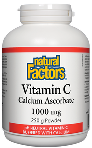Recommended for individuals who typically experience gastrointestinal symptoms when taking vitamin C, Natural Factors Vitamin C Calcium Ascorbate is buffered with calcium so it is gentle on the stomach. The easy-to-take crystals allow for it to be mixed into beverages and foods making it ideal for all ages.