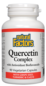 Quercetin Complex is an exceptional antioxidant formula specially developed to maintain optimal health, combat disease, and prevent accelerated aging. Quercetin Complex is considered safe and suitable for long-term use by adults.