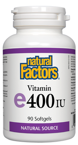 Natural Factors Vitamin E offers naturally sourced vitamin E, a powerful antioxidant that offers protection from free radicals and is important for the maintenance of good health. Vitamin E supports cardiovascular function by blocking the formation of compounds that can increase the risk for atherosclerosis.