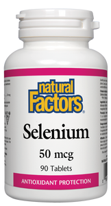 Natural Factors Selenium is a mineral supplement for the maintenance of healthy body cells and good health. Selenium is a vital antioxidant whose principal function is to inhibit the oxidation of fats. It protects the immune system by preventing free radicals from damaging the body.