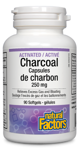 Natural Factors Activated Charcoal Capsules