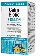 Load image into Gallery viewer, Natural Factors Calm Biotic® Moderates feelings of anxiety and promotes a healthy mood balance. 