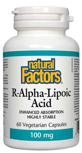 R-alpha-lipoic acid is a naturally occurring antioxidant which uniquely neutralizes damaging free radicals in all parts of the cell and boosts antioxidant defences by regenerating other antioxidants. The powerful antioxidant and regulating functions of alpha-lipoic acid make it an ideal supplement to improve health and protect against chronic disease and aging.