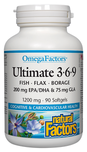 Healthy skin, better immune function, less inflammation, enhanced brain function and better moods – all these benefits come from daily supplementation with OmegaFactors Ultimate 3•6•9 softgels.