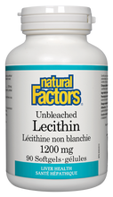 Load image into Gallery viewer, Lecithin is a good source of choline, which helps maintain liver health and is critical to the proper function of cells and the nervous system. Some diets may not always provide enough lecithin for optimal health. Natural Factors Unbleached Lecithin is a high-quality blend made from 100% soy.