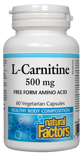 L-carnitine is a nutrient essential for energy production in the muscles, heart, and liver. It promotes healthy body composition by aiding the conversion of fat into energy. Taking supplemental L-carnitine lowers the risk of cardiovascular disease, boosts mental energy, lessens fatigue, improves athletic performance, and shortens exercise recovery time.