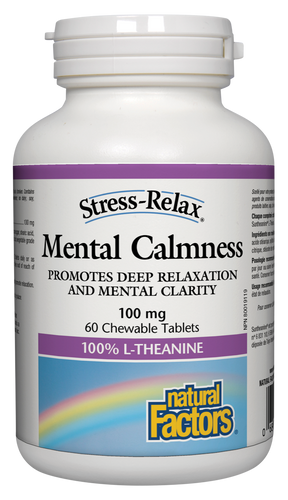 Stress-Relax Mental Calmness® formula provides natural anxiety and stress control without the side effects of pharmaceutical drugs. For anyone feeling stressed, frazzled or over-committed in this 24/7 world, this safe supplement restores mental calmness and promotes relaxation.