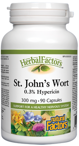 HerbalFactors St. John’s Wort is a full-spectrum extract, containing guaranteed levels of 0.28% hypericin. Studies support the use of St. John’s Wort extract for helping promote healthy mood balance, relieve restlessness and nervousness, and relieve sleep disturbances associated with mood imbalance, as used in herbal medicine. People with diagnosed clinical depression or taking antidepressant medication should only use St. John’s Wort under the supervision of a health care practitioner.