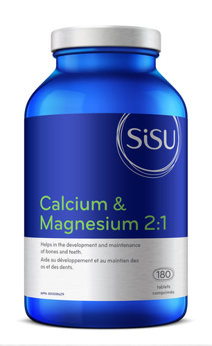 Sisu Calcium & Magnesium 2:1. 180 Tablets