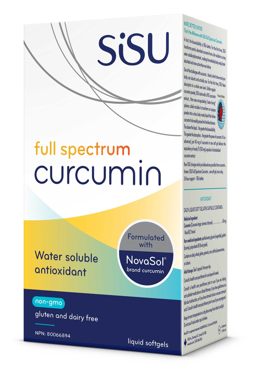 Sisu Full Spectrum Curcumin 60’s