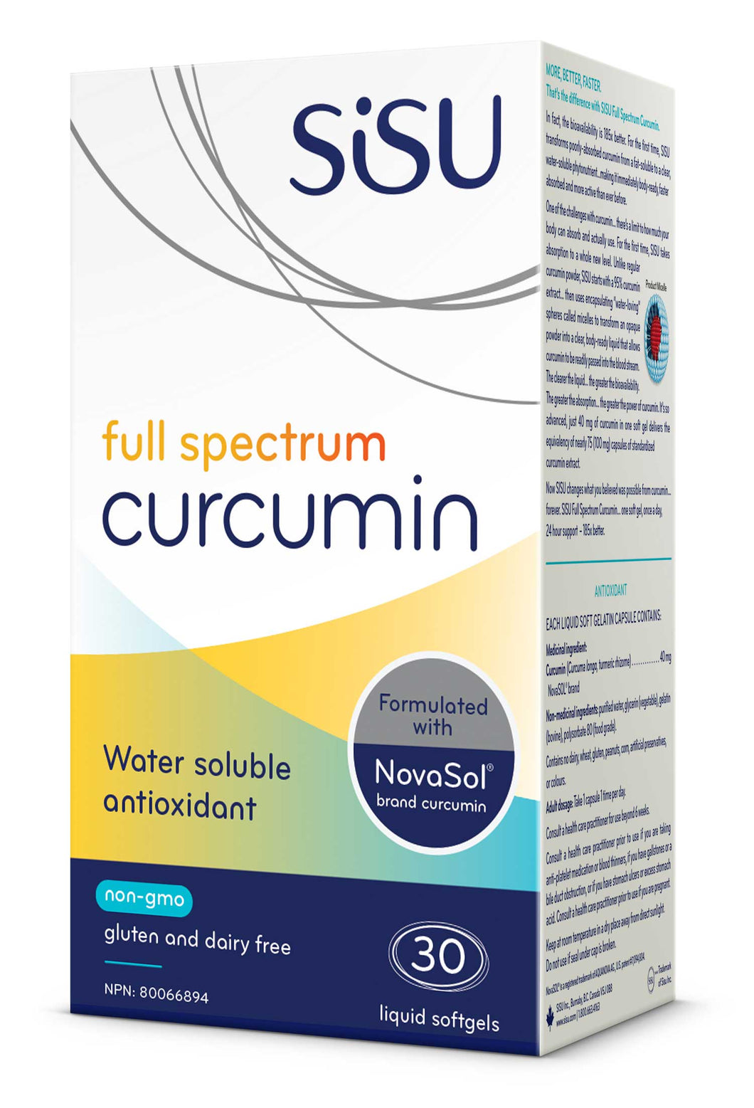Sisu Full Spectrum Curcumin 30’s