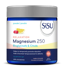 Load image into Gallery viewer, Sisu Magnesium 250 mg Relaxation Blend raspberry lemonade 