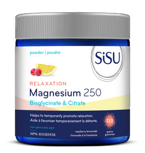 Sisu Magnesium 250 mg Relaxation Blend raspberry lemonade 