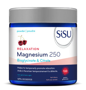 Sisu Magnesium 250 mg Relaxation Blend Cherry Tart