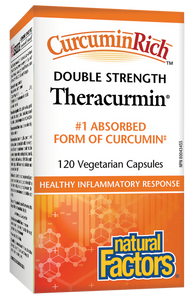 CurcuminRich Double Strength Theracurmin is made with Theracurmin, the #1 absorbed form of curcumin available. Its high absorption and bioavailability means greater support for your body’s natural inflammatory response and added antioxidant protection.
