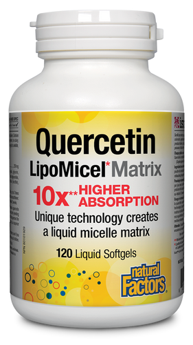 Natural Factors Quercetin LipoMicel Matrixss