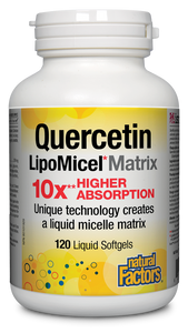 Natural Factors Quercetin LipoMicel Matrix