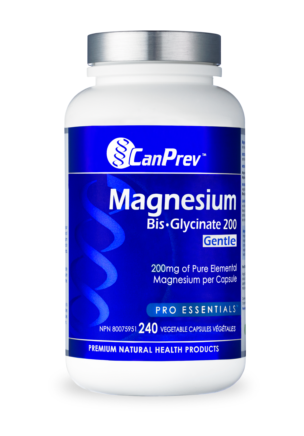 CanPrev Magnesium Bisglycinate 240’s Gentle