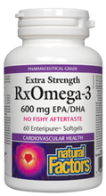 Load image into Gallery viewer, Natural Factors RxOmega-3 Extra Strength 600mg